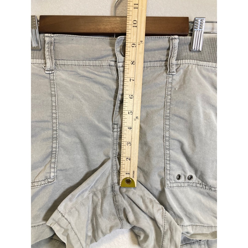 Utility Sonoma Goods For Life Womens 12 Gray Ribbed Waist Cargo Shorts - Picture 8 of 9